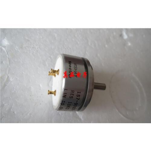 [VK] US original gold plated 3 pin 360 degree conductive plastic potentiometer 157-9002-103 10K 20K switch handle 11mm