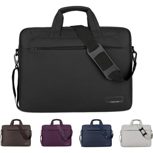 Waterproof portable Laptop bags Handbag for 12 13 14 15 17 Inch Computer Bussiness Men and Women Laptop Shoulder Bags Briefcase