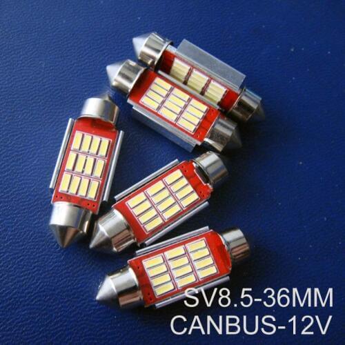 High quality 12V 36mm Auto Festoon Led Lamps CANBUS Error Free Led Car Interior Dome Lamp Reading Bulbs free shipping 50pcs/lot