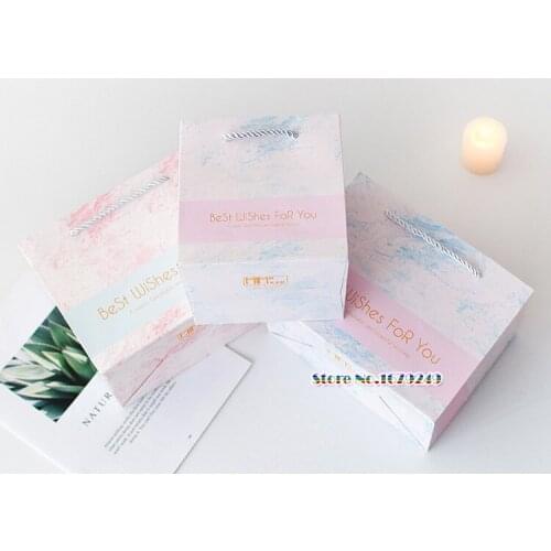 High grade wedding Marble gift bags packaging bag favors gift bag for candy cookies clothing Jewellery 100pcs/lot