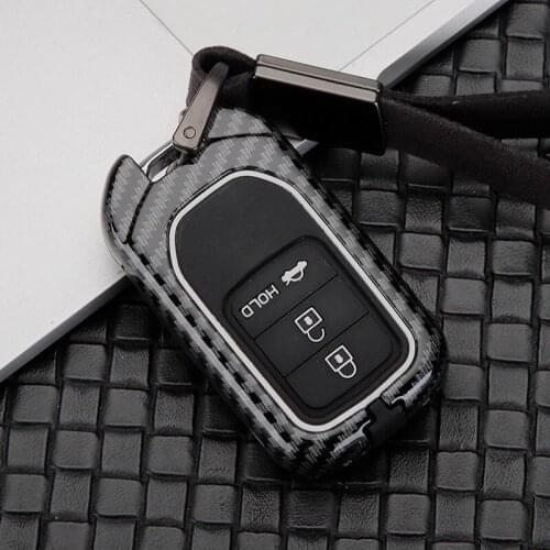 High Quality Car Zinc Alloy Silicone Key Case Cover Holder For Honda Accord EX EXL Civic Crv Crz Hrv Pilot 2018 2017 Accessories