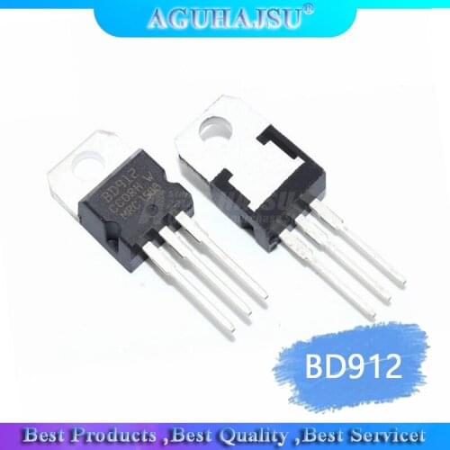 10pcs/lot BD912 15A/100V TO-220 Silicon PNP Power Transistors