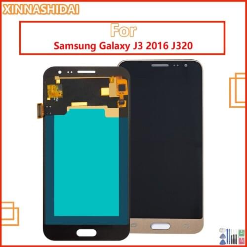 100% Tested Copy OLED LCD Display For SAMSUNG Galaxy J3 2016 J320 J320F J320FN Touch Screen Digitizer Assembly