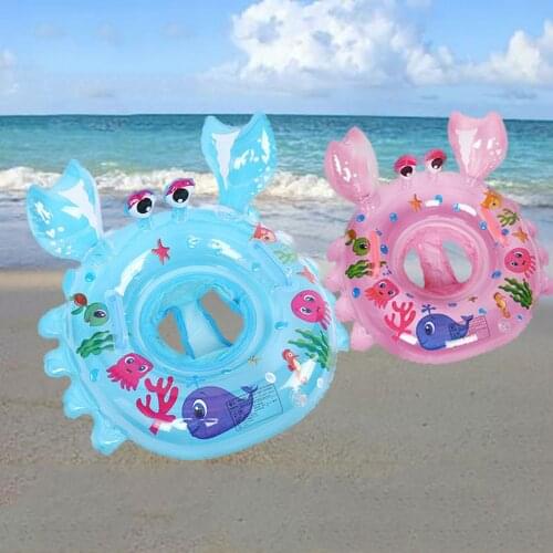 2021 Baby Float Double Airbag Baby Swimming Ring Buoy Swimming Pool Accessories Inflatable Baby Swim Trainer Circle
