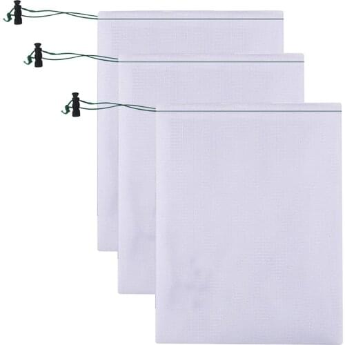 3Pcs Fine Mesh Bag Pull-close Vacuum Pool Swimming Pool Leaf Vacuum Cleaner Replacement Cleaning Tool Filter Bag Practical