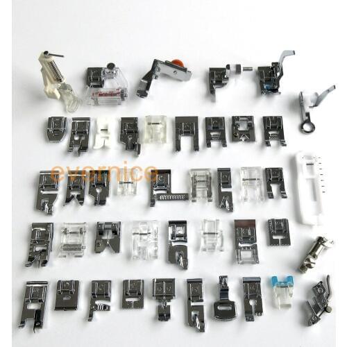 42 Pcs Feet Foot Plastic Box For Bernina Old Style 640-2 642-2 644 700 707