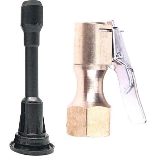 5 Pcs Car Accessories: 1 Pcs Car Tire Inflator Tool Valve Stem Connector Clip & 4 Pcs Ignition Coil Boots Spark Plug Cap