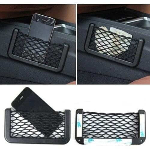 Car Net Bag Phone Holder Storage Pocket for Lada Renault Twingo Clio Master Kango