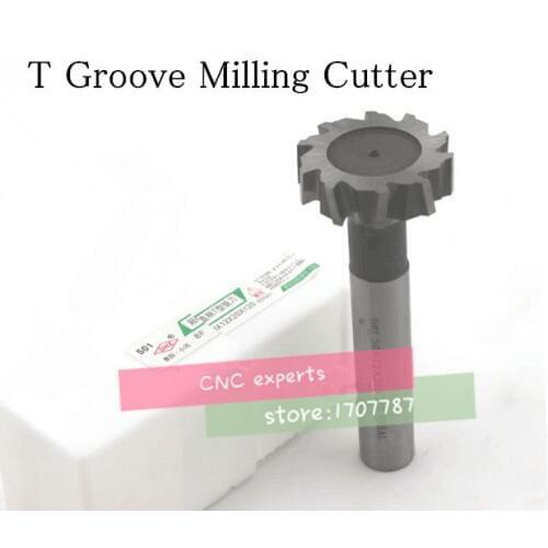 Free Shipping 1PCS 12*2*3*4*5 high speed steel Straight shank T groove milling cutter T type Straight shank milling cutter
