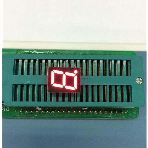 Free Ship 100pc common cathode led digital tube 0.39inch 1 bit digital tube display Red color factory direct led digital tube