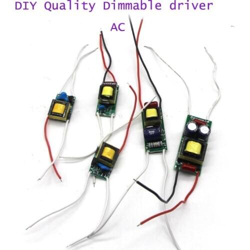 DIY Power Adapter Quality Dimmable led driver AC 220V 240V power supply constant current Transformer 300mA For bulb light strip