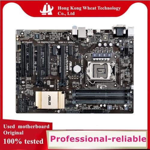 For ASUS B85-PLUS USB3.1 Motherboard Socket LGA 1150 DDR3 SATA3 For Intel B85 Original Desktop Used Mainboard