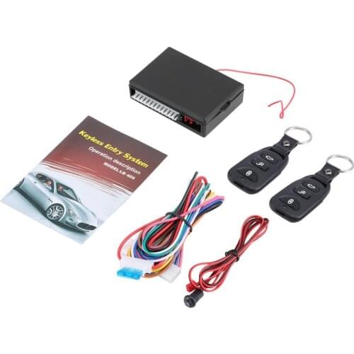 Car Auto Remote Central Kit Door Lock Locking Vehicle Keyless Entry System With Remote Controller Car Styling Accessories
