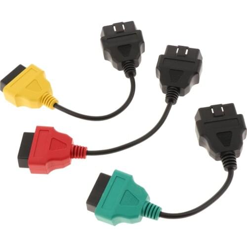 3 Pack ECU Connection Scan OBD2 Adapter Cable For Fiat ECUScan MultiEcuScan