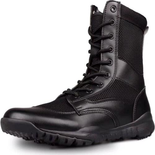 2021 Summer outdoor ultra-light combat tactical military shoes high help army male special forces Marine network training boots