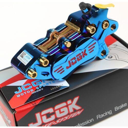 Motorcycle modification four piston caliper HF6 CNC rear brake motorcycle parts 30mm Piston diameter for Yamaha Honda Kawasaki