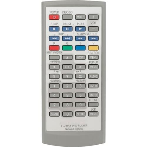 New N2QAJC000018 Remote Control fit for Panasonic Blu-ray DMP-B200 DMP-B100 DMP-B100P DMP-B100PC Disc Player