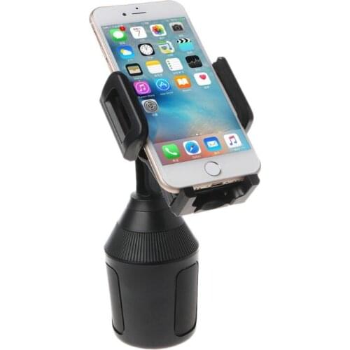 Universal Car Cup Holder Mobile Phone Mount with 360° Rotatable Cradle Stand for iPhone XR/XS Max/Xs/X/8 Plus/7 Plus/8/7