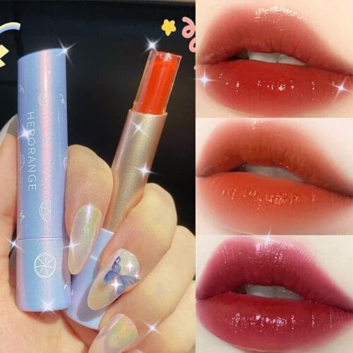 Lipstick Moisturizing Fruit Jelly Lip Oil Long Lasting Moisture Waterproof Lip Gloss Semi-matte Lipstick Lip Care