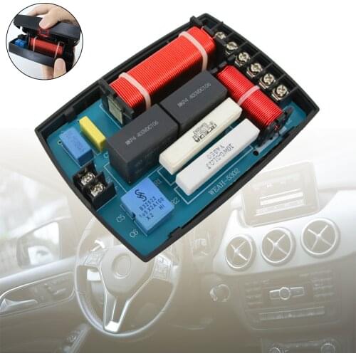 220W 3 Way Professional Car Speaker Crossover Audio Treble Alto Bass Independent Crossover Speakers Car Filter Frequency Divider