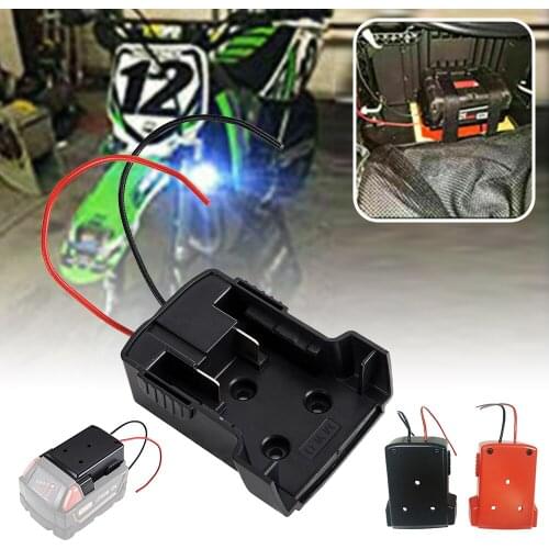 Battery Adapter for Milwaukee M18 Xc18 18V Li-Ion Battery Diy Power Tool Battery Converter 2 Wirings