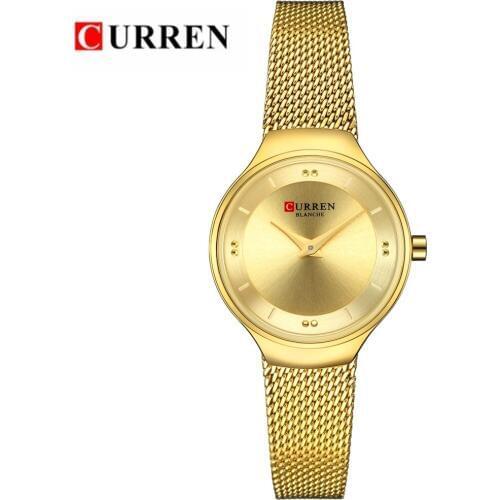 CURREN Women Watches New Luxury Brand Analog Clock Watch Ladies Waterproof Stainless Steel Quartz Wrist watches Relogio Feminino