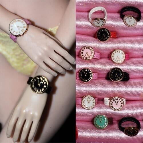 5 Models 1/6 Scale Watch Female Accessories Watch Woman Fashion Watch Jewelry Playing Toy for 12" Action Figure Body Accessory