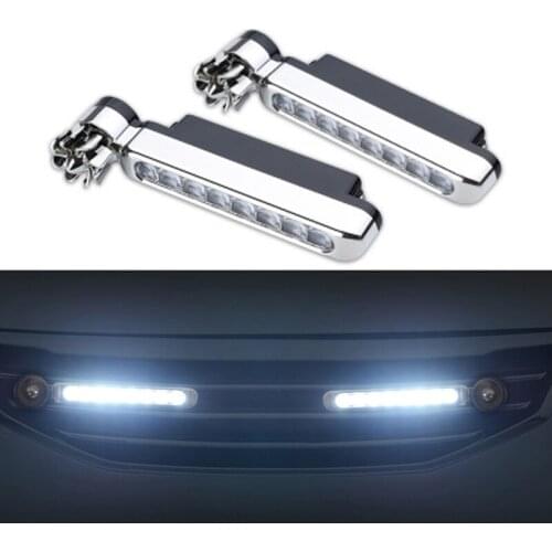 8 LED DRL Car Wind Energy Daytime Running Light For Chevrolet Cruze Aveo Lacetti Captiva Cruz Spark Orlando Epica Sail Sonic