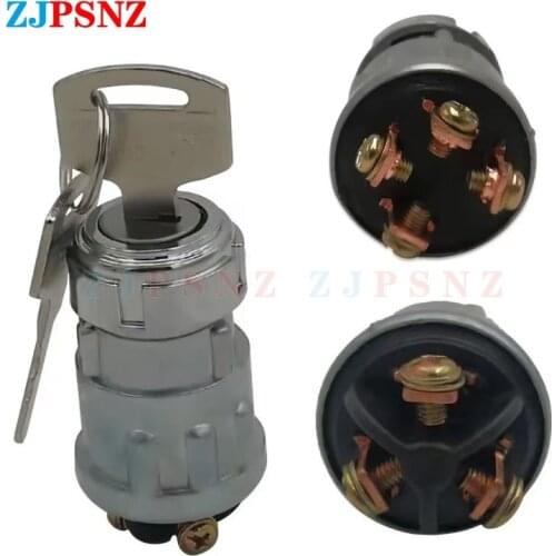 Universal 12V Motorcycle Ignition Starter Key Switch Ignition Lock Cylinder Switch OffIgnition Start Car Motor Replacement Parts