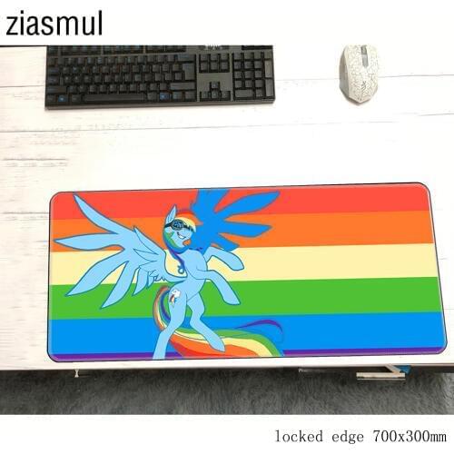 My little pony mousepad 700x300x3mm pad to mouse notbook computer mouse pad HD pattern gaming padmouse gamer to laptop mouse mat