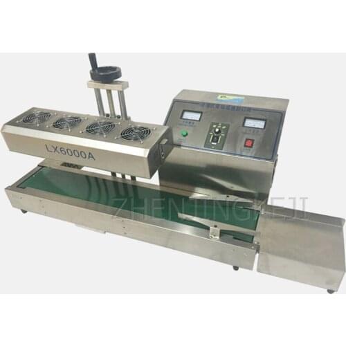 220V Continuous Electromagnetic Induction Sealing Machine Commercial Fully Automatic Aluminum Foil Material Sealing Equipment
