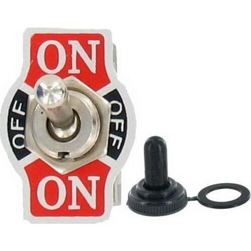 1 PC New Waterproof Switch Cap ON-OFF-ON Miniature Toggle Switches 15A 250VAC / 20A 125VAC VE181 P