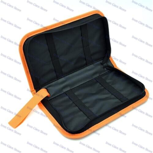 Multi-function Portable Tool Bag Electrician Leather Tool Kit Waterproof Zipper Design Soldering Tools Repair Hardware Toolkit