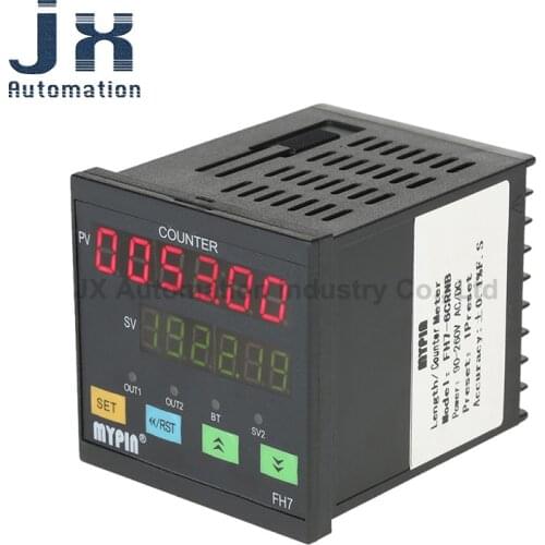MYPIN Multi-functional Length Counter FH7-6CRNB 90-260V AC/DC 6 Digital Counter