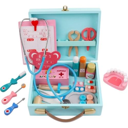 Kids Pretend Play Doctor Set Nurse Dentist Kit Role Play Classic Toys Simulation Doctor toys Birthday Gift Set