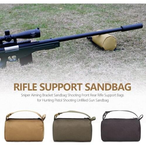 Hunting Molle Bag Sniper Shooting Bag Front Rear Bag Target Stand Rifle Support Sandbag Bench Unfilled Hunting Rifle 2021