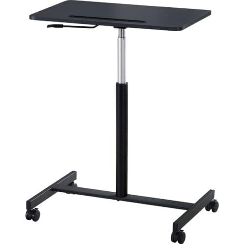 Movable Table With Wheels Sofa Bedside Table Lecturer Desk Work Table Laptop Sitting Standing Lifting Computer Desk