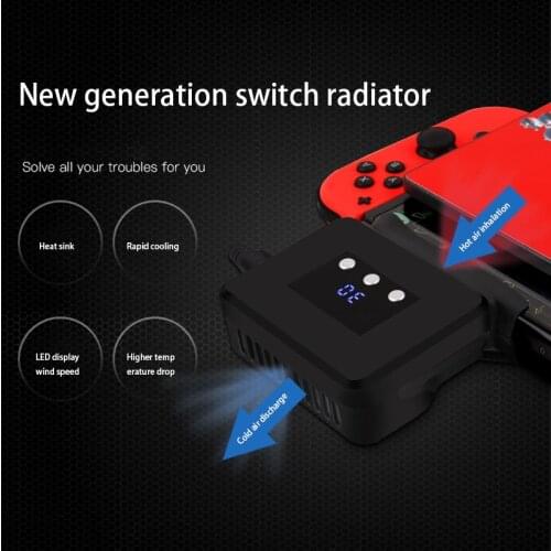 Portable Anti-skid Dustproof Game Machine Temperature Cooler Radiator Host Exhaust Radiator Game Artifact For Nintendo Switch