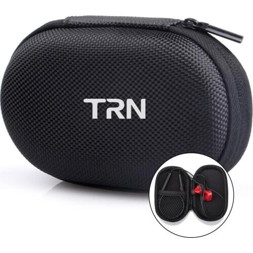 TRN Oxford Fabric Portable Dust-proof Earphone Headset Storage Bag Box Container