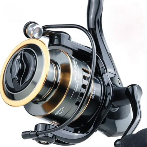 Long Shot Spinning Fishing Reel Spinning Fishing Reel Metail Spool 10KG Power Hard Gear Light & Tough Body High Quality Reels
