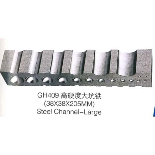 High Hardness Big Hole Steel Channel With Large Size 38*38*205mm