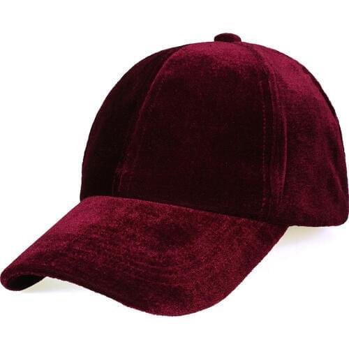 New Warmer Winter velvet Baseball Cap Unisex Brand Snapback Black Solid col Baseball Winter Hat adjustable cap Wholesale