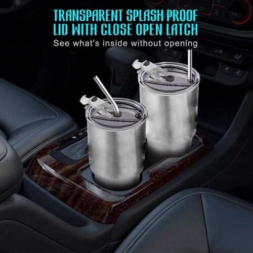 Stainless Steel Tumbler Cup with Lid Straw 30 Oz Double Wall Vacuum Flask Insulated Beer Cup Drinking Thermoses Coff