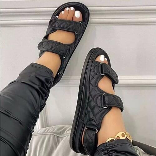 New Designer Shoes Woman Sandalie Gladiator Velcro Sandals Women High Quality Ladies Shoes Summer Platform Sandalias De Muje