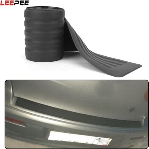 Rear Bumper Guard Car Trunk Door Guard Strips Universal Rubber Cover Car Styling Guard Trim Pad Auto Sill Plate Protector