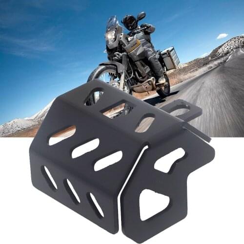 Motorcycle Rear Brake Reservoir ​Oil Cup Guard Protector Cover For Yamaha Tenere XT660Z XT 660 Z XTZ 660 2008 Onwards