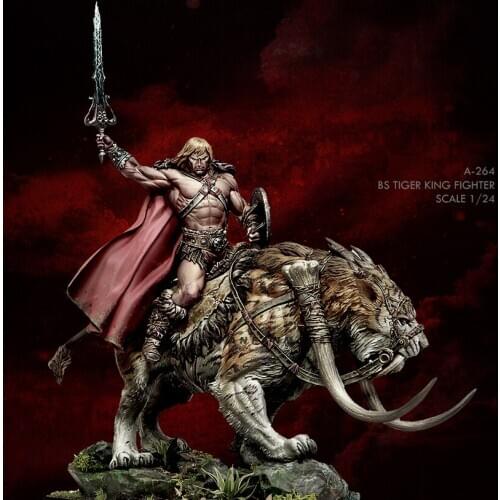 1/24 Resin model kits Cougar fighter DIY figure self-assembled A-264