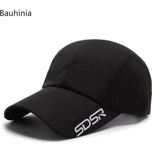 1PC Summer Outdoor Baseball Cap Letters Embroidered Adjustable Quick Dry Breathable Sun Hat Men Women Thin Mesh Running Hat
