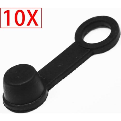 10pcs/set Motorcycle Dust Cap Bleed Nipple Brake Screw Caps Brake Caliper Cover Motorcycle Valve Rubber Dust Cap
