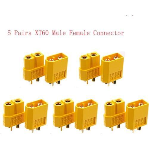 5Pairs XT30/XT60/XT90 Male Female Bullet Connector Plug iMax b6 balance charger Accessory For RC Lipo/Ni-CD Battery charging